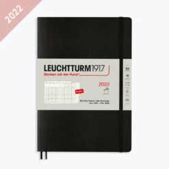 Leuchtturm 1917 Diaries Leuchtturm1917 - 2022 Diary - Monthly Notebook - B5 - Black