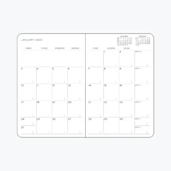 Leuchtturm 1917 Leuchtturm1917 - 2022 Diary - Monthly Notebook - B5 - Port Red Diaries
