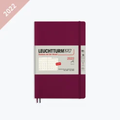 Leuchtturm 1917 Leuchtturm1917 - 2022 Diary - Monthly Notebook - B6 - Port Red