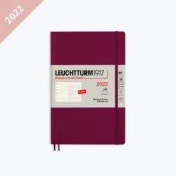 Leuchtturm 1917 Leuchtturm1917 - 2022 Diary - Weekly Notebook - B6+ - Port Red Diaries