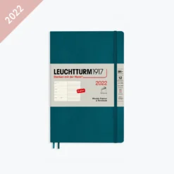 Leuchtturm 1917 Leuchtturm1917 - 2022 Diary - Weekly Notebook - B6+ - Pacific Green Diaries