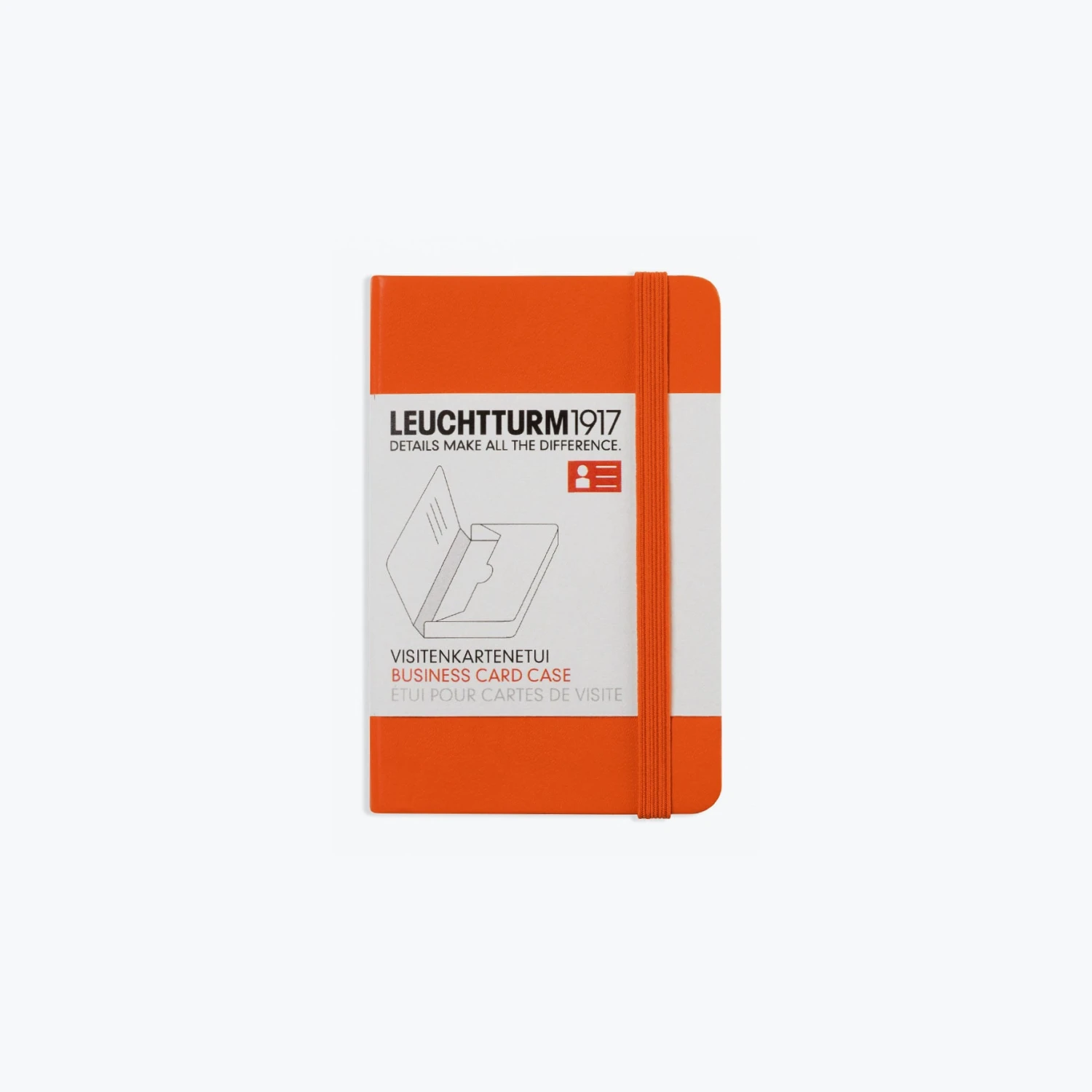 Leuchtturm1917-Business-Card-Case-7.jpg Leuchtturm 1917 Leuchtturm1917 - Business Card Case - Orange Card Holders