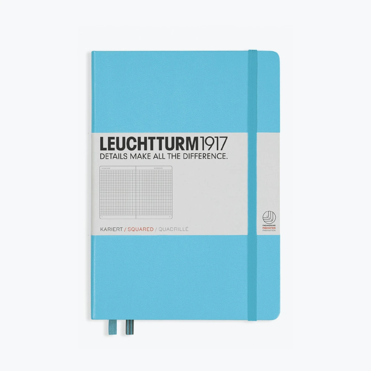 Leuchtturm1917-Notebook-A5-110.jpg Leuchtturm 1917 Leuchtturm1917 - Notebook - A5 - Ice Blue Notebooks