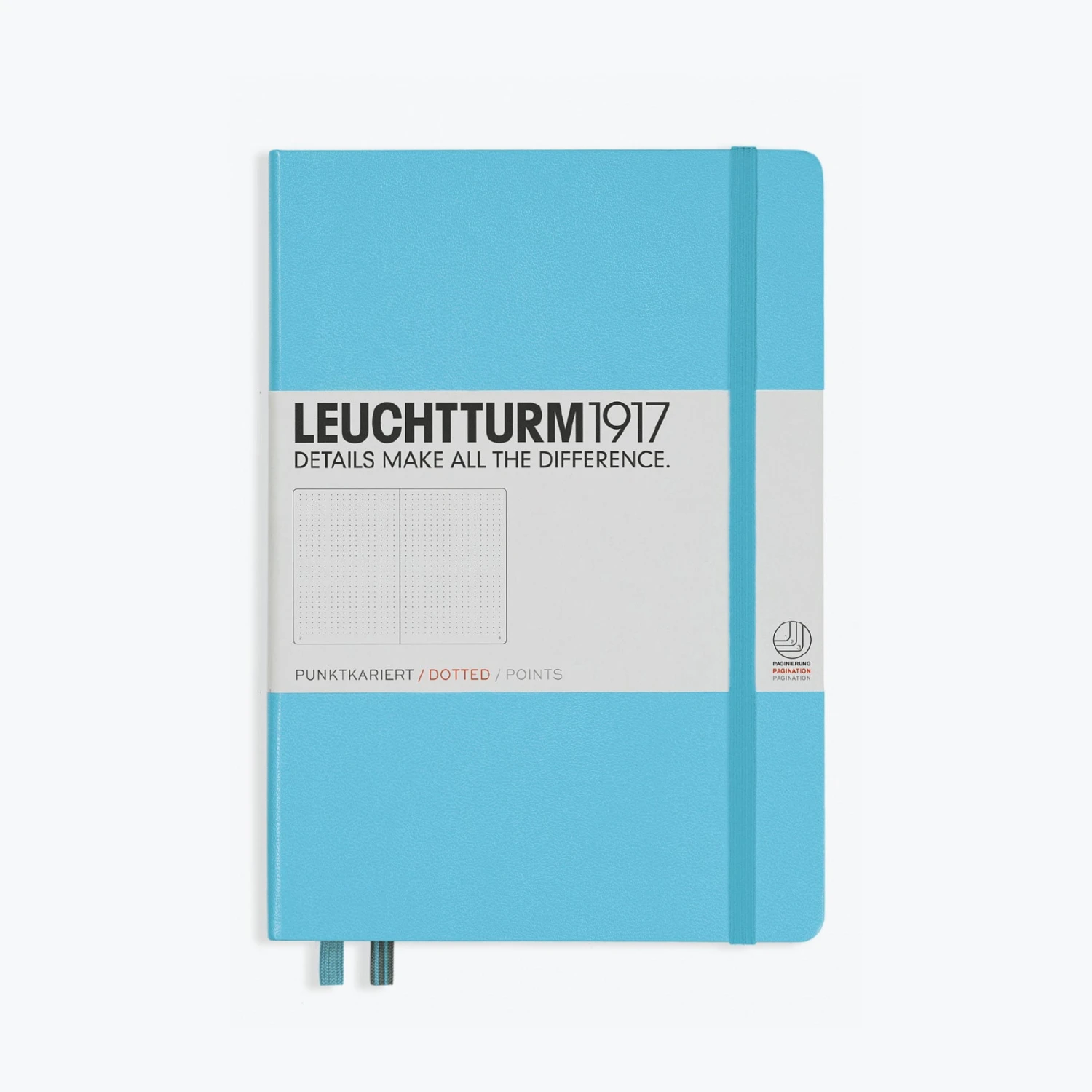 Leuchtturm1917-Notebook-A5-111.jpg Leuchtturm 1917 Leuchtturm1917 - Notebook - A5 - Ice Blue Notebooks