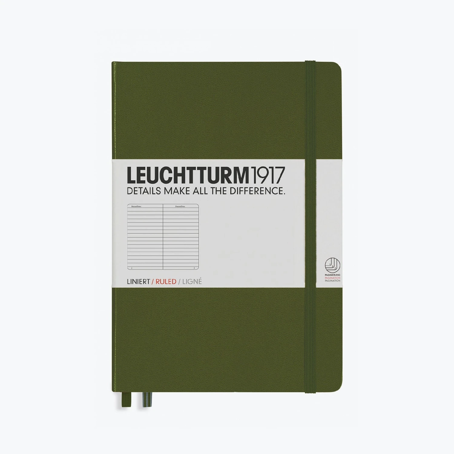 Leuchtturm1917-Notebook-A5-145.jpg Leuchtturm 1917 Notebooks Leuchtturm1917 - Notebook - A5 - Army