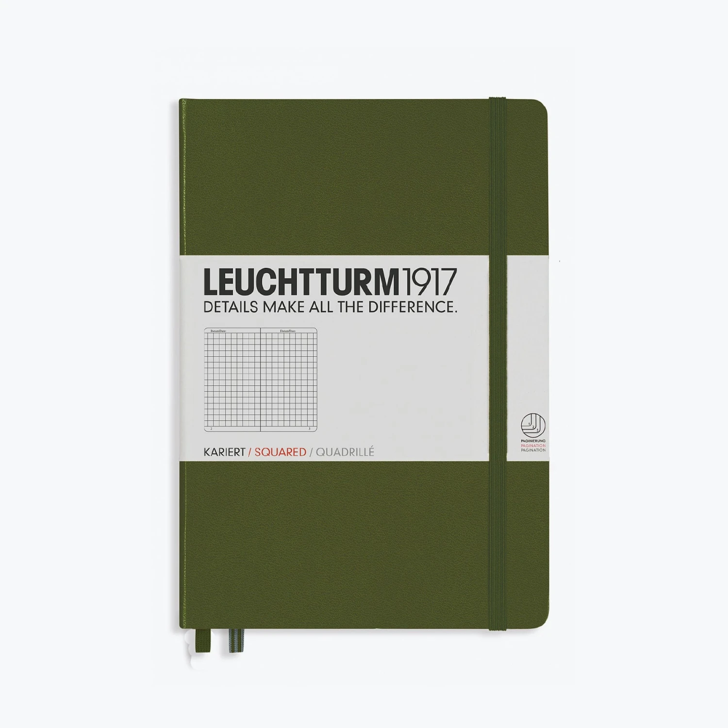 Leuchtturm1917-Notebook-A5-146.jpg Leuchtturm 1917 Notebooks Leuchtturm1917 - Notebook - A5 - Army