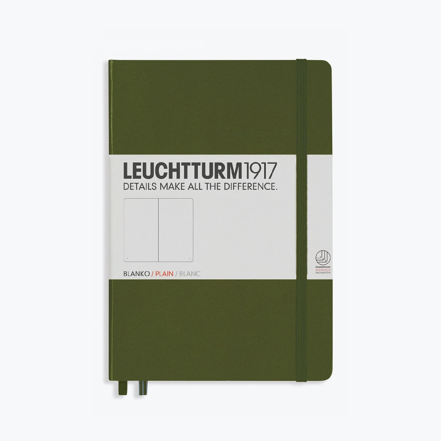 Leuchtturm1917-Notebook-A5-148.jpg Leuchtturm 1917 Notebooks Leuchtturm1917 - Notebook - A5 - Army