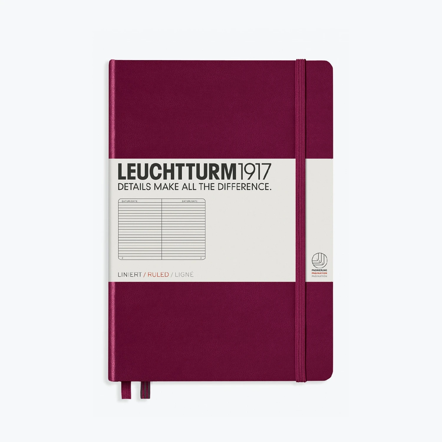 Leuchtturm1917-Notebook-A5-28.jpg Leuchtturm 1917 Notebooks Leuchtturm1917 - Notebook - A5 - Port Red