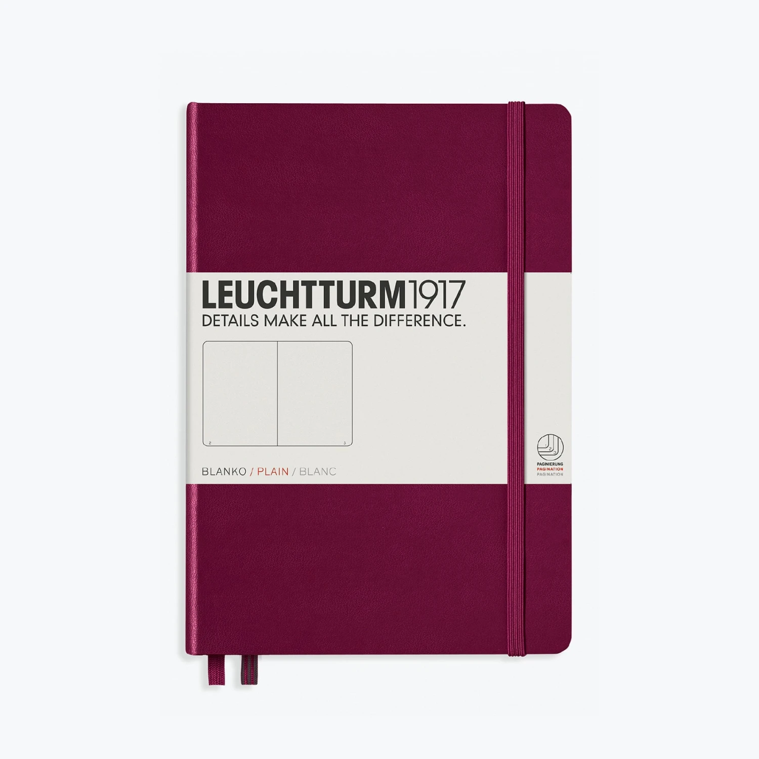 Leuchtturm1917-Notebook-A5-31.jpg Leuchtturm 1917 Notebooks Leuchtturm1917 - Notebook - A5 - Port Red