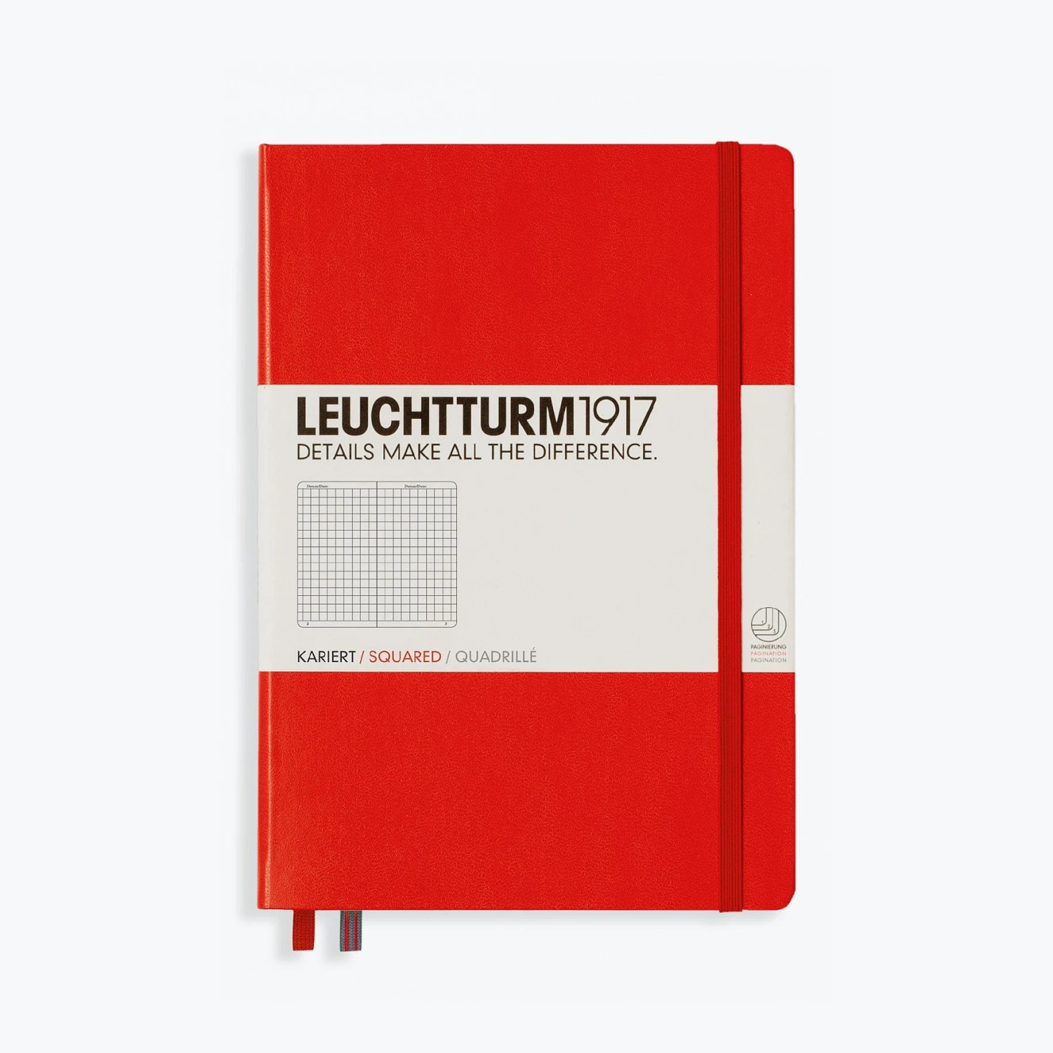 Leuchtturm1917-Notebook-A5-47.jpg Leuchtturm 1917 Leuchtturm1917 - Notebook - A5 - Red Notebooks