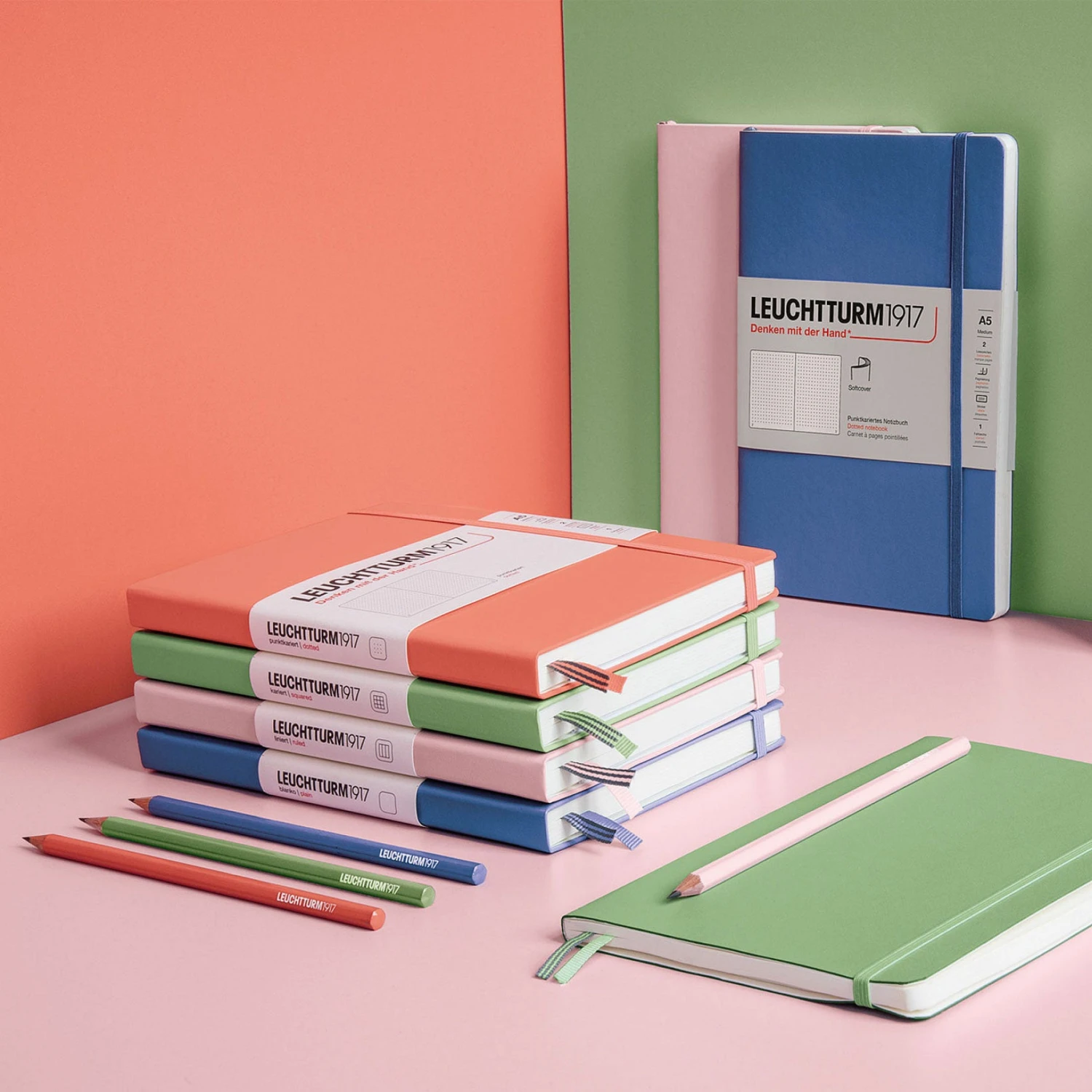 Leuchtturm1917-Notebook-A5-Muted-23.jpg Leuchtturm 1917 Notebooks Leuchtturm1917 - Notebook - A5 - Sage