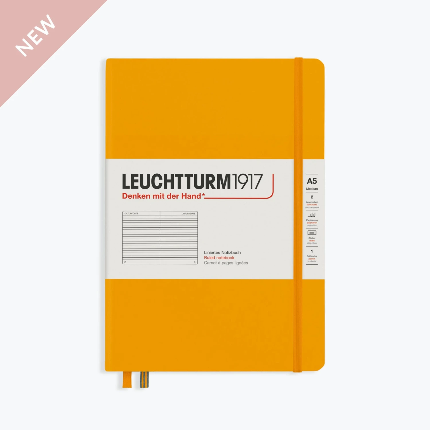 Leuchtturm1917-Notebook-A5-Rising-6.jpg Leuchtturm 1917 Leuchtturm1917 - Notebook - A5 - Rising - Rising Sun Notebooks