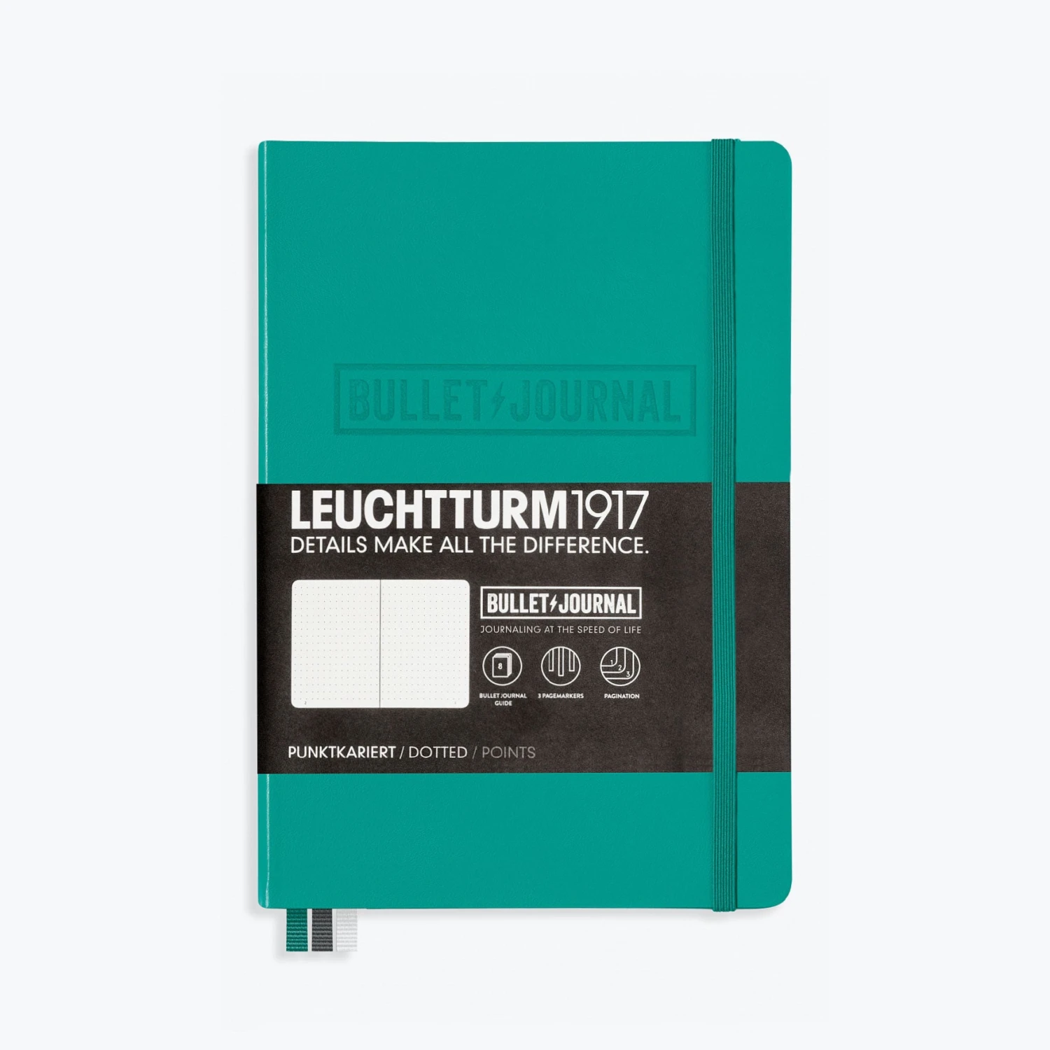 Leuchtturm1917-Notebook-Bullet-Journal-A5-13.jpg Leuchtturm 1917 Leuchtturm1917 - Notebook - Bullet Journal - A5 - Emerald Notebooks