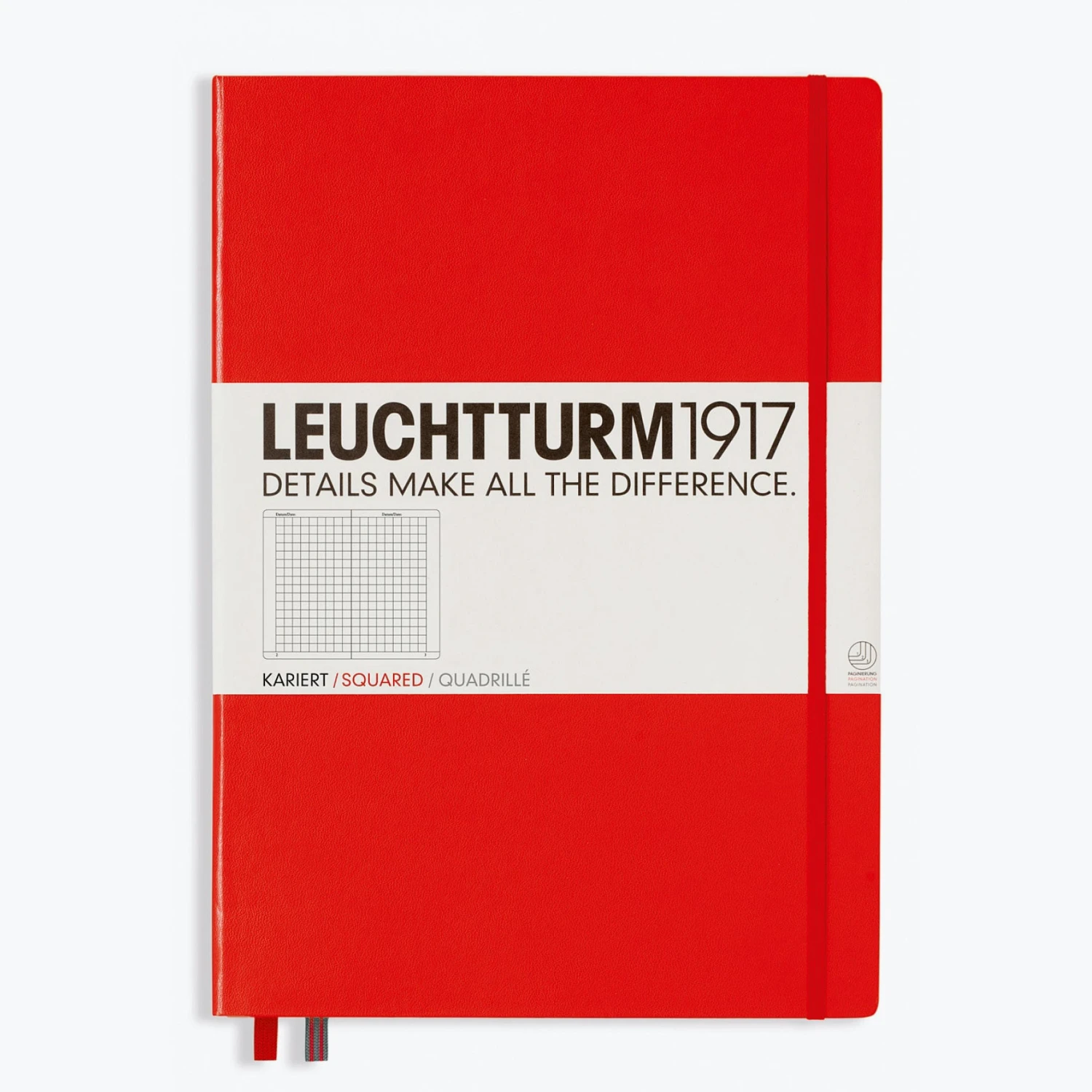 Leuchtturm1917-Notebook-Master-A4_-11.jpg Leuchtturm 1917 Notebooks Leuchtturm1917 - Notebook - A4+ - Red