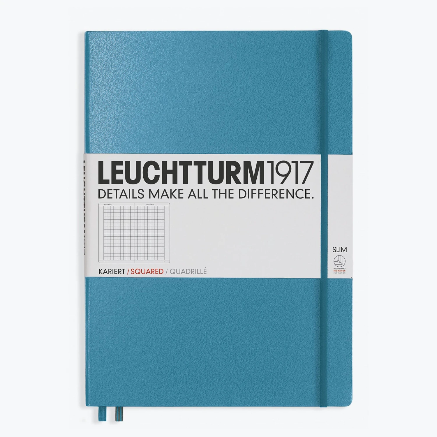 Leuchtturm1917-Notebook-Master-A4_-Slim-56.jpg Leuchtturm 1917 Leuchtturm1917 - Notebook - A4+ - Slim - Nordic Blue