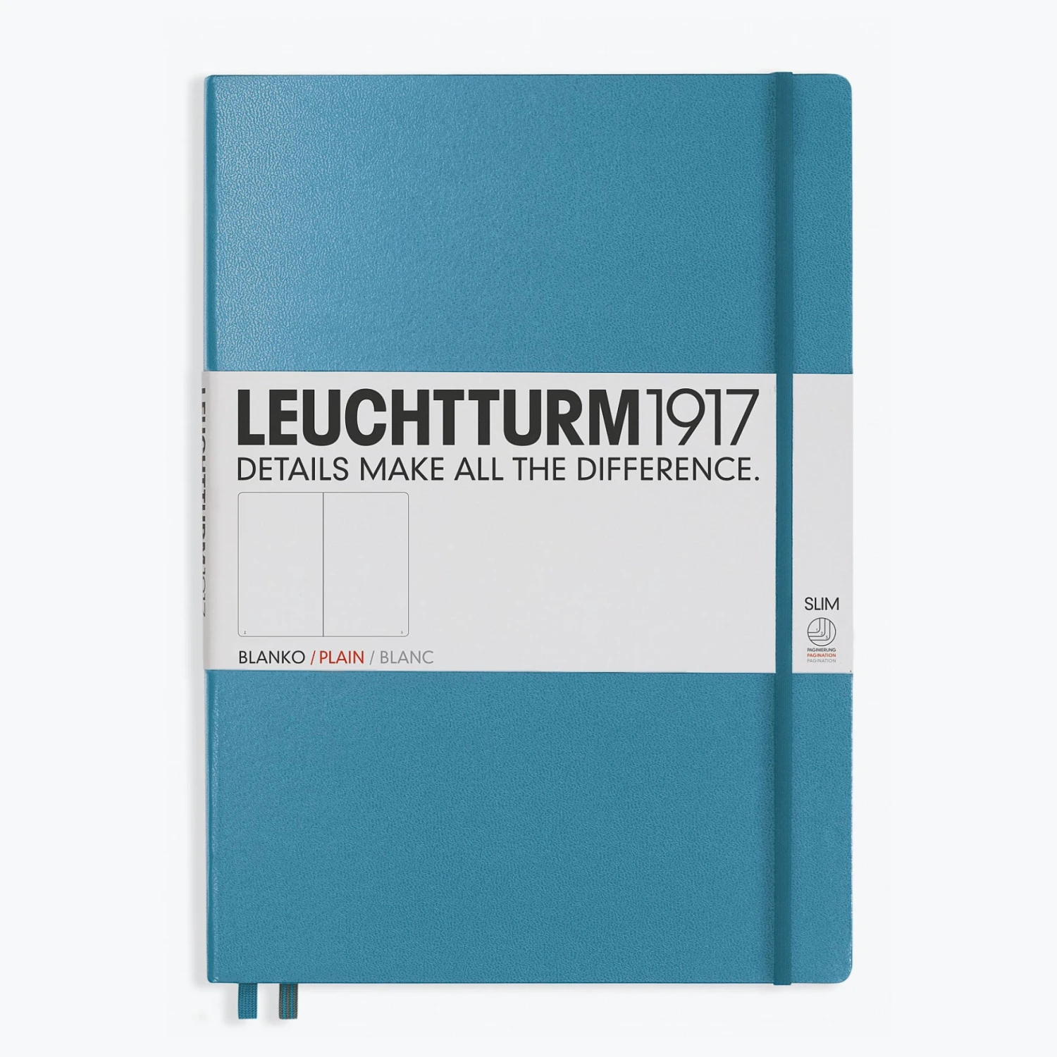Leuchtturm1917-Notebook-Master-A4_-Slim-58.jpg Leuchtturm 1917 Leuchtturm1917 - Notebook - A4+ - Slim - Nordic Blue
