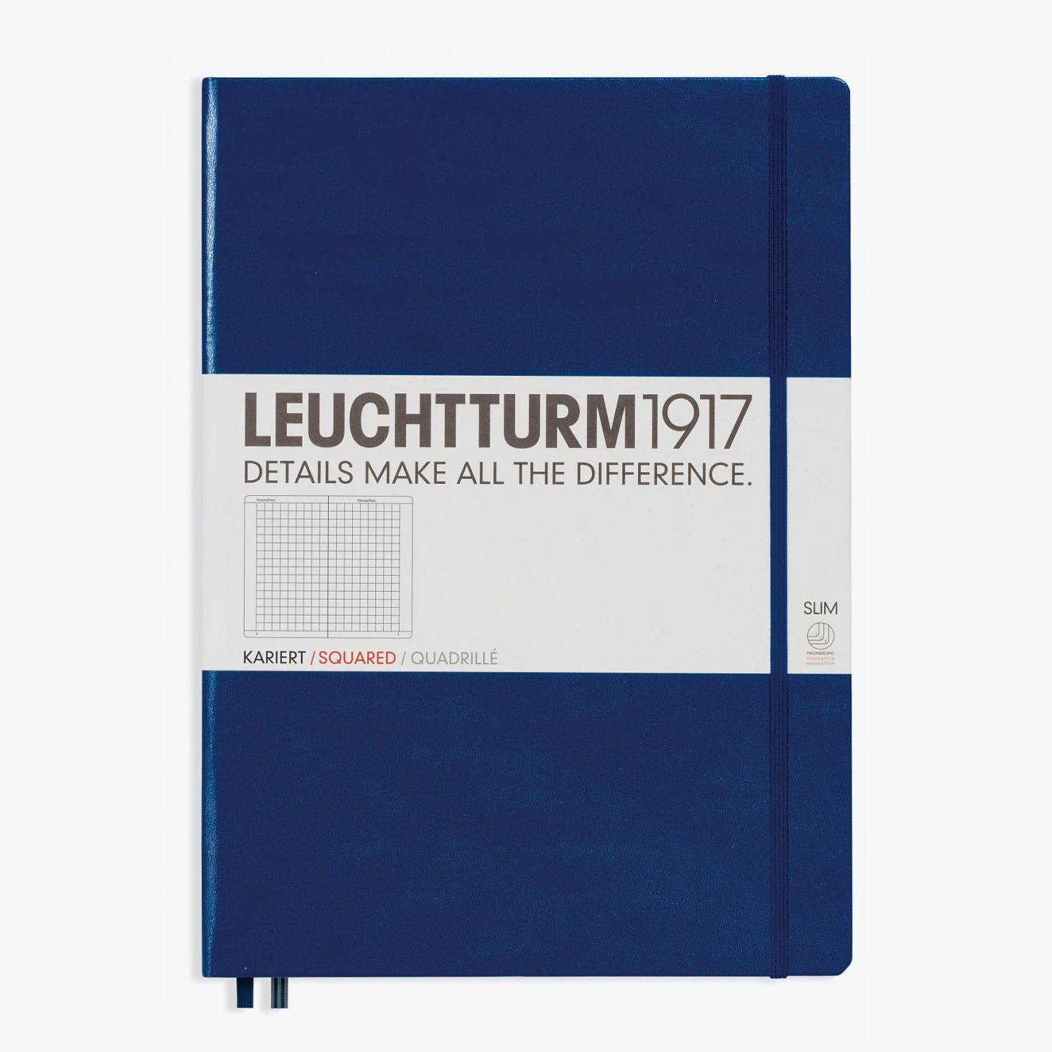 Leuchtturm1917-Notebook-Master-A4_-Slim-65.jpg Leuchtturm 1917 Leuchtturm1917 - Notebook - A4+ - Slim - Navy