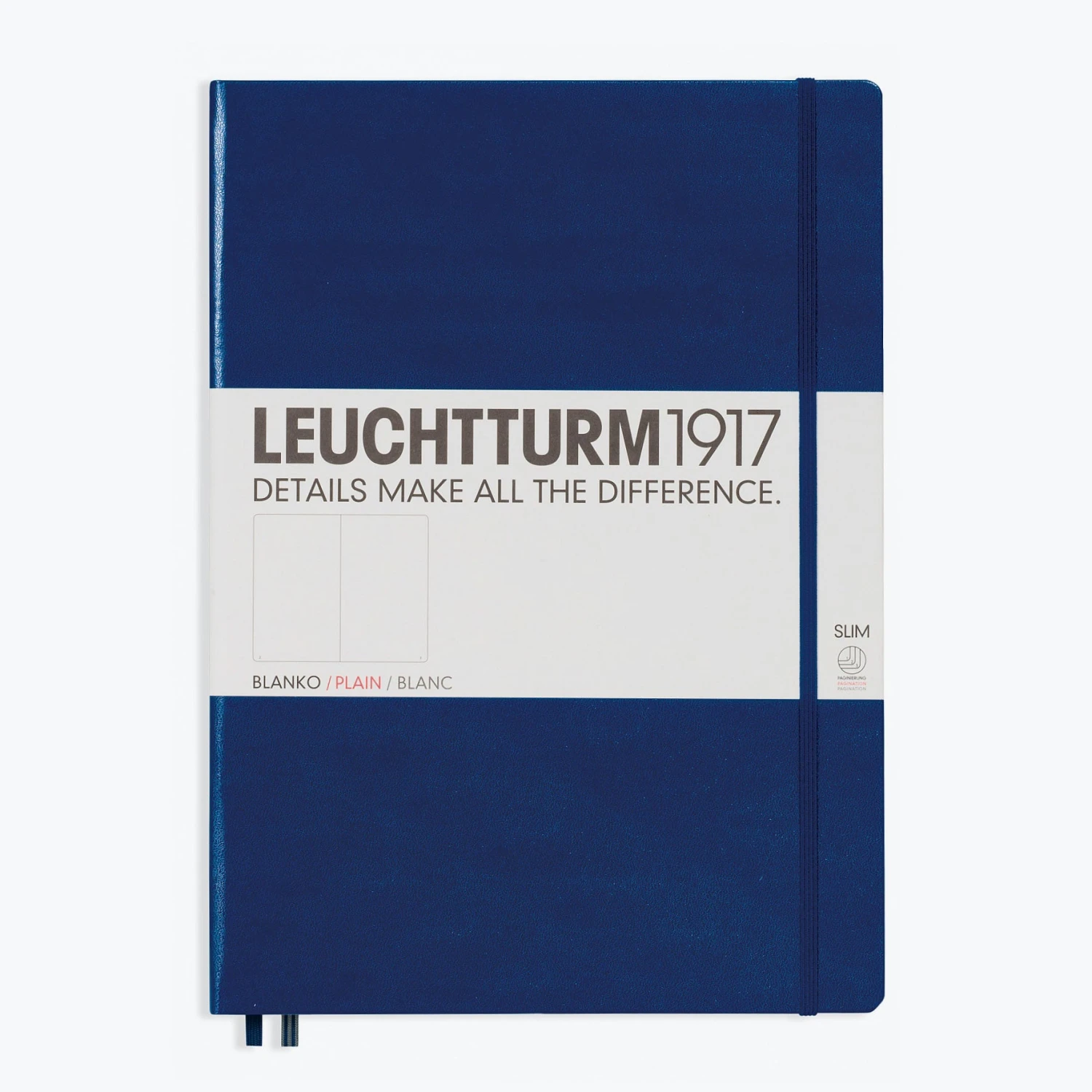 Leuchtturm1917-Notebook-Master-A4_-Slim-67.jpg Leuchtturm 1917 Leuchtturm1917 - Notebook - A4+ - Slim - Navy