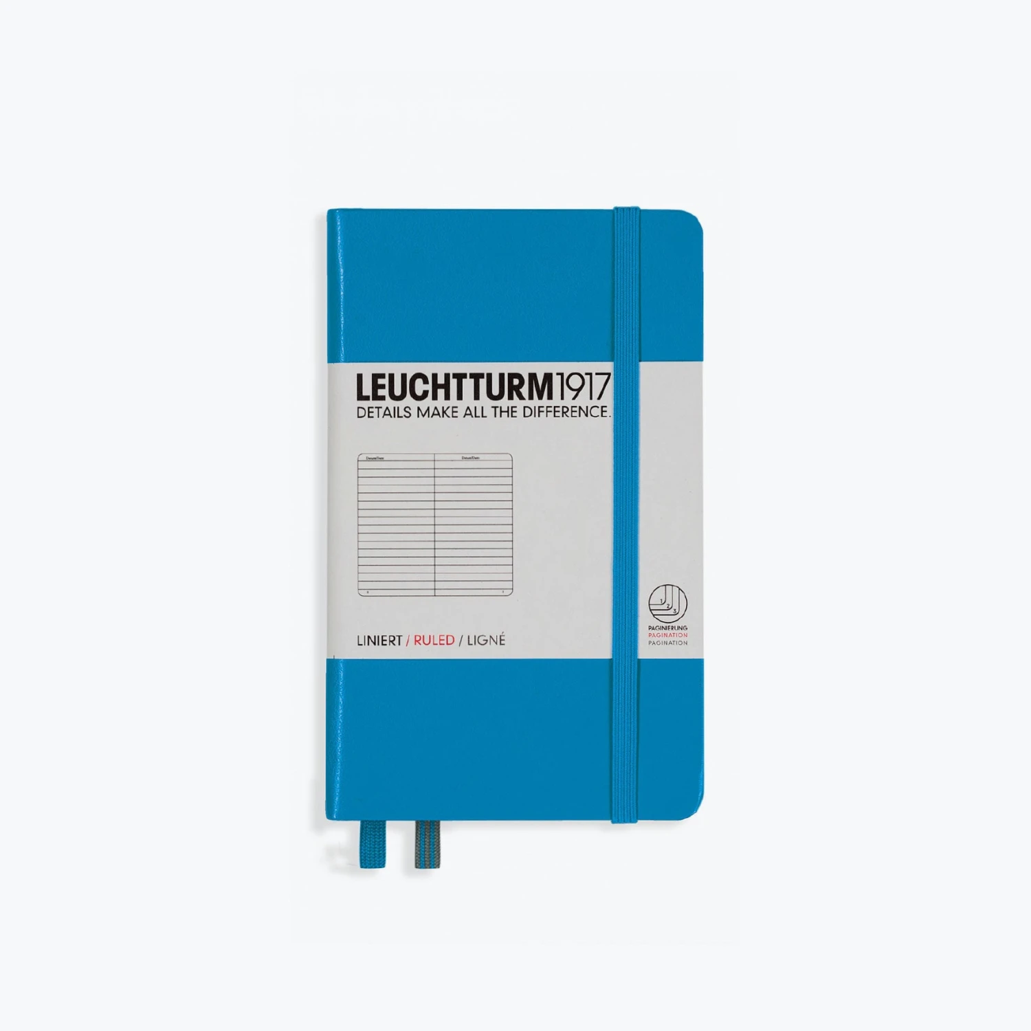 Leuchtturm1917-Notebook-Pocket-A6-91.jpg Leuchtturm 1917 Leuchtturm1917 - Notebook - A6 - Azure Notebooks