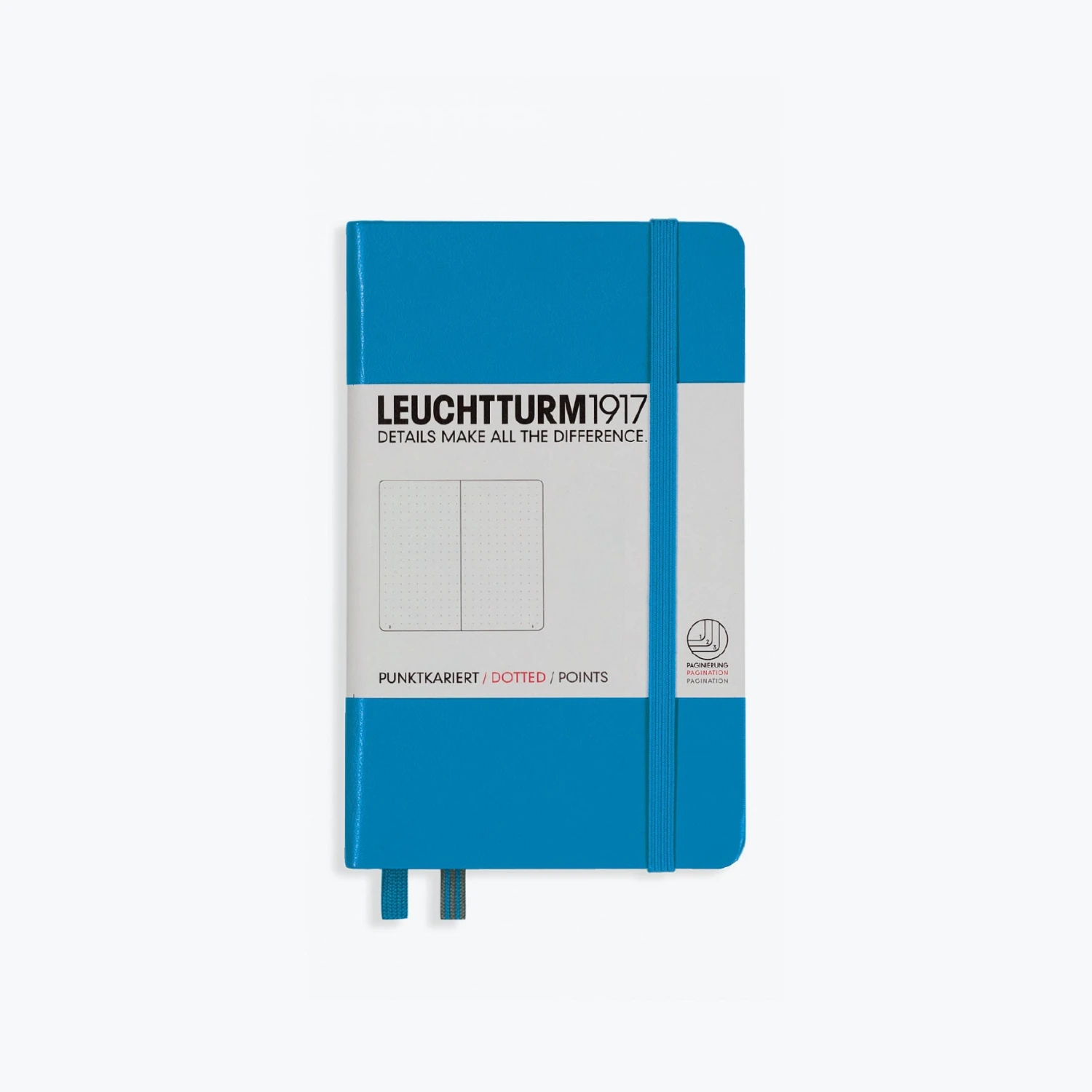 Leuchtturm1917-Notebook-Pocket-A6-93.jpg Leuchtturm 1917 Leuchtturm1917 - Notebook - A6 - Azure Notebooks