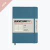 Leuchtturm 1917 Notebooks Leuchtturm1917 - Notebook - Softcover - A5 - Rising - Stone Blue