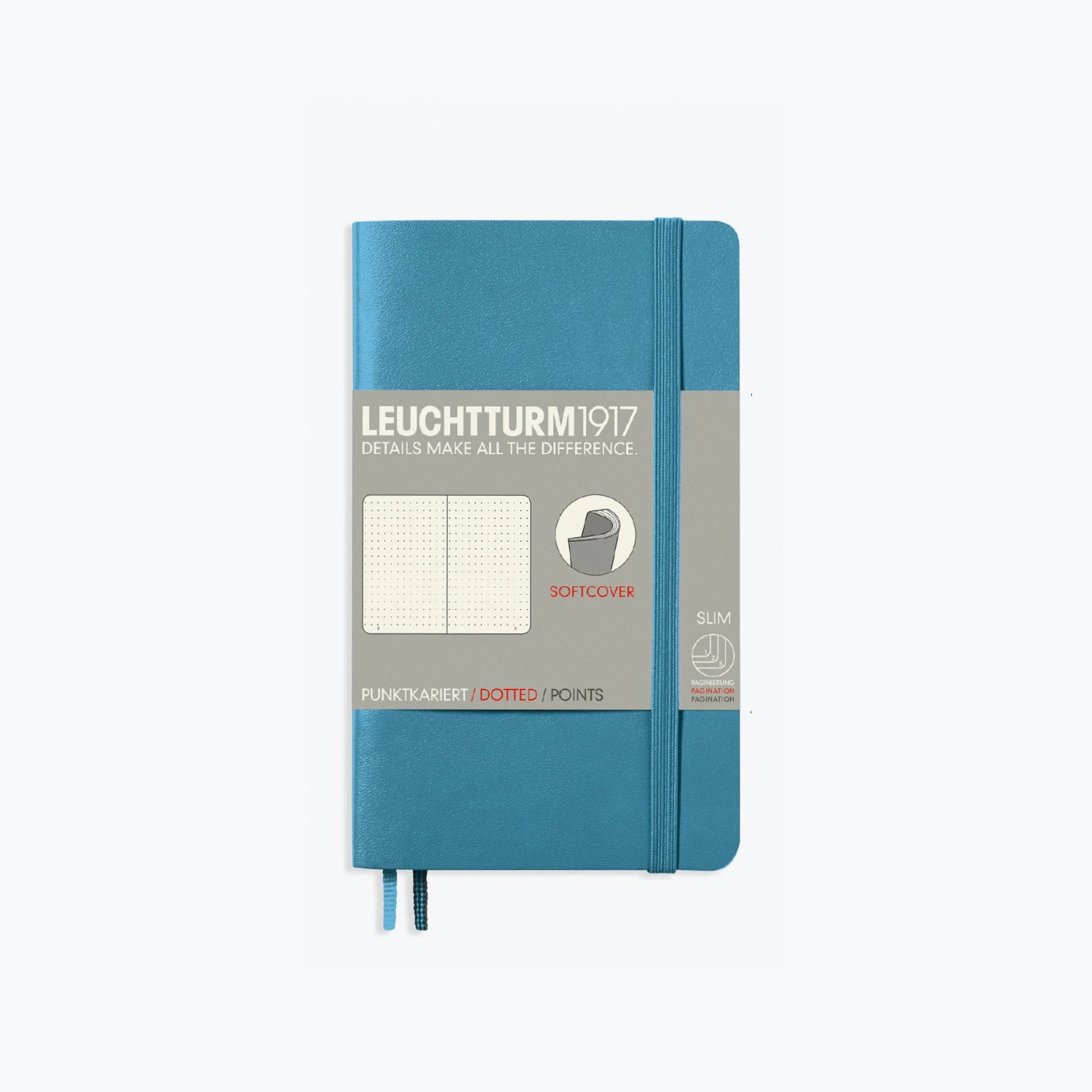 Leuchtturm1917-Notebook-Softcover-A6-50.jpg Leuchtturm 1917 Leuchtturm1917 - Notebook - Softcover - A6 - Nordic Blue