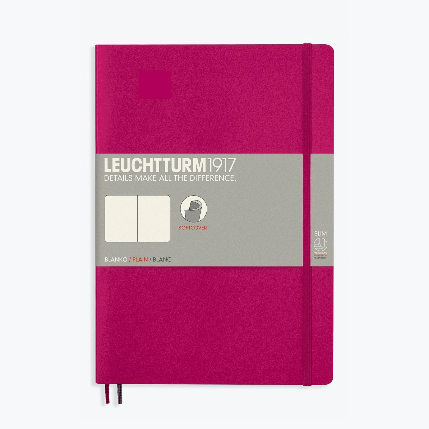 Leuchtturm1917-Notebook-Softcover-B5-27.jpg Leuchtturm 1917 Notebooks Leuchtturm1917 - Notebook - Softcover - B5 - Berry
