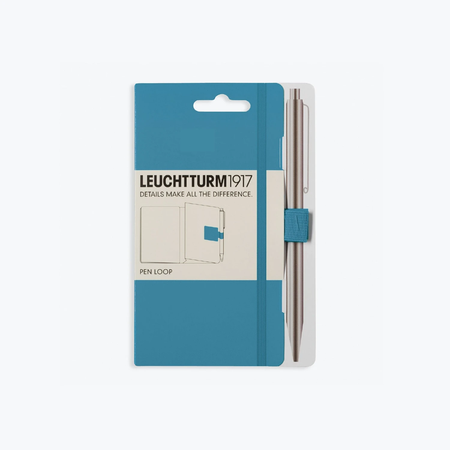 Leuchtturm1917-Pen-Loop-29.jpg Leuchtturm 1917 Pen Loops & Straps Leuchtturm1917 - Pen Loop - Nordic Blue