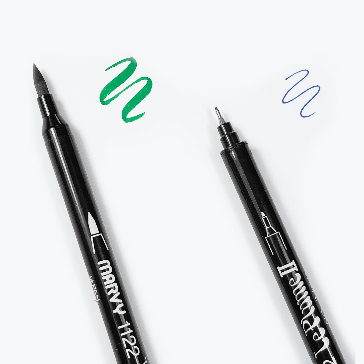 Marvy-Uchida-Brush-Pen-Le-Plume-II-6.jpg Marvy Uchida - Brush Pen - Le Plume II - Green #4