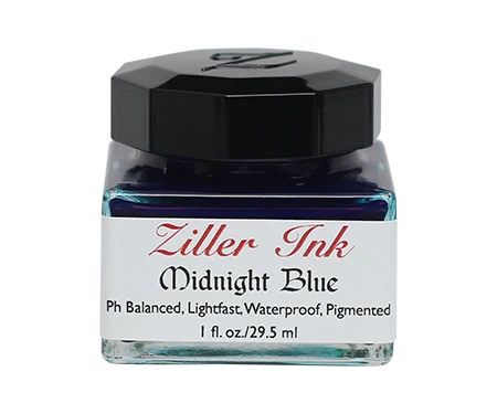 Midnight-Blue.png Ziller’s - Calligraphy Ink - Midnight Blue
