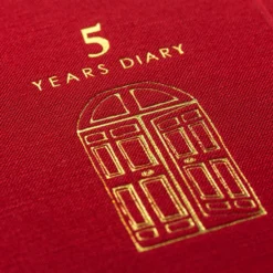 Journals Midori - Daily Journal - 5 Years - Red