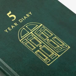 Midori - Daily Journal - 5 Years - Recycled Leather Green (Limited Edition) New Arrivals