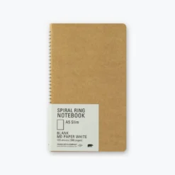 Notebooks Midori - Notebook - Spiral Ring - A5 Slim - MD Paper White