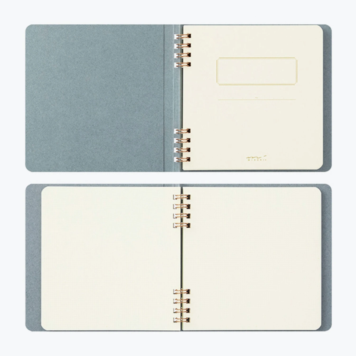 Midori-Notebook-Stamp-Series-15.jpg Midori - Notebook - Stamp Series - Blue Notebooks