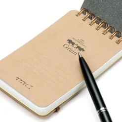 Notebooks Midori - Notebook - Wire-O - A6 - Brown