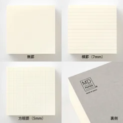 New Arrivals Midori - Notepad - Block Memo Pad - 3 Type Set (Limited Edition)
