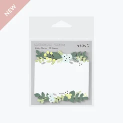 New Arrivals Midori - Notepad - Sticky Notes - Die-Cut - Leaves