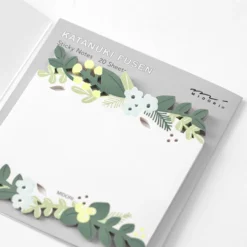 New Arrivals Midori - Notepad - Sticky Notes - Die-Cut - Leaves