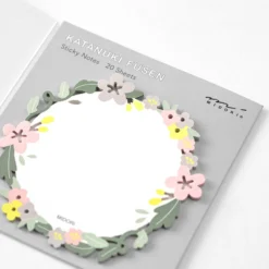 Midori - Notepad - Sticky Notes - Die-Cut - Wreath 4 Midori - Notepad - Sticky Notes - Die-Cut - Wreath