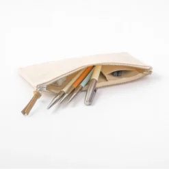 New Arrivals Midori - Pencil Case - Kurashiki Canvas - Flat