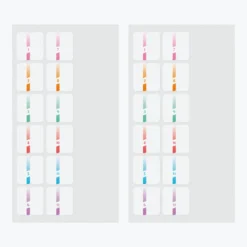 Midori JP Midori - Planner Sticker - Index Labels - Pattern - Colour