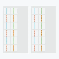 Midori JP Planner Stickers Midori - Planner Sticker - Index Labels - Numbers - Colour