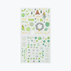 Midori JP Midori - Planner Sticker - Seal Collection - Green 4 Midori JP Midori - Planner Sticker - Seal Collection - Green