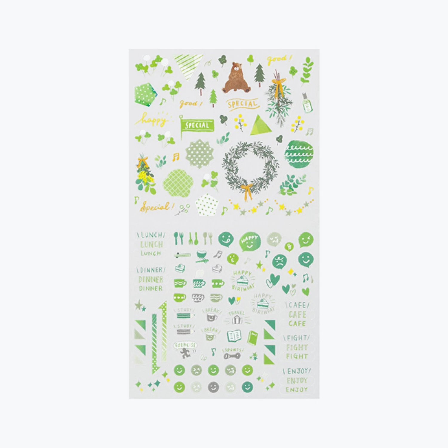Midori-Planner-Sticker-Seal-Collection-2-23.jpg Midori JP Midori - Planner Sticker - Seal Collection - Green