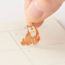Midori JP Planner Stickers Midori - Planner Sticker - Seal Collection - Brown