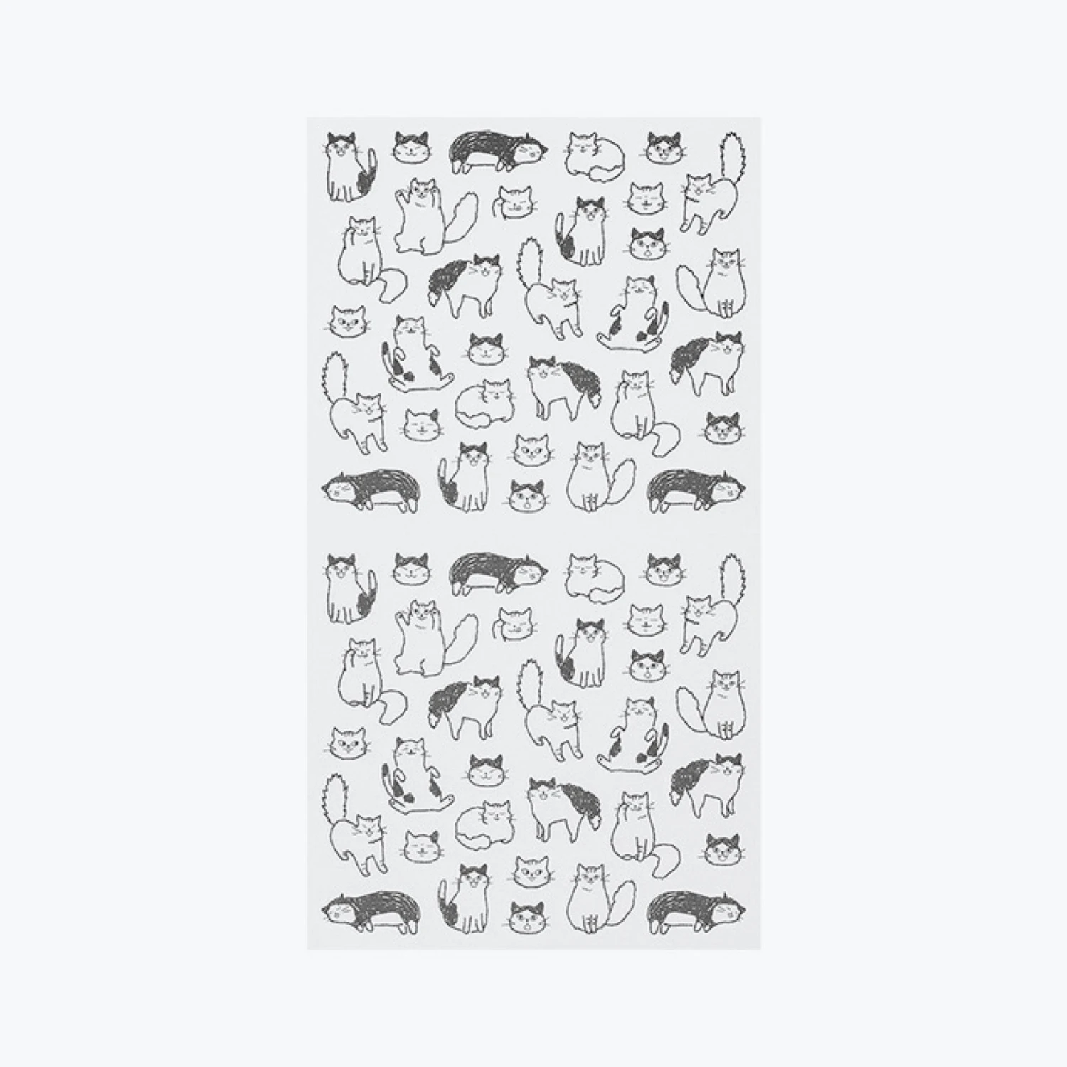 Midori-Planner-Sticker-Seal-Collection-2-39.jpg Midori JP Midori - Planner Sticker - Seal Collection - Cats Sketch Planner Stickers