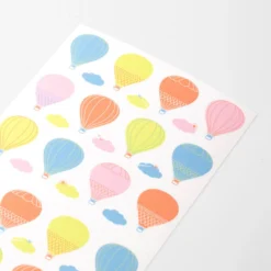 Midori JP Midori - Planner Sticker - Seal Collection - Hot Air Balloons