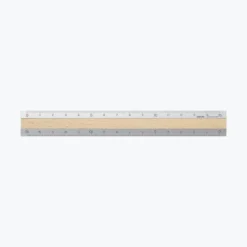 Rulers & Stencils Midori - Ruler - Aluminium - 15cm - Silver - Light