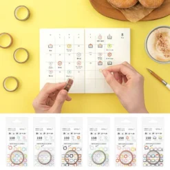 Midori JP Midori - Sticker Seal - Date Collection - House