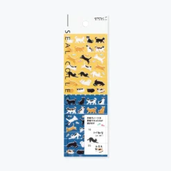 Midori JP Planner Stickers Midori - Sticker Seal - Original Collection - Cat